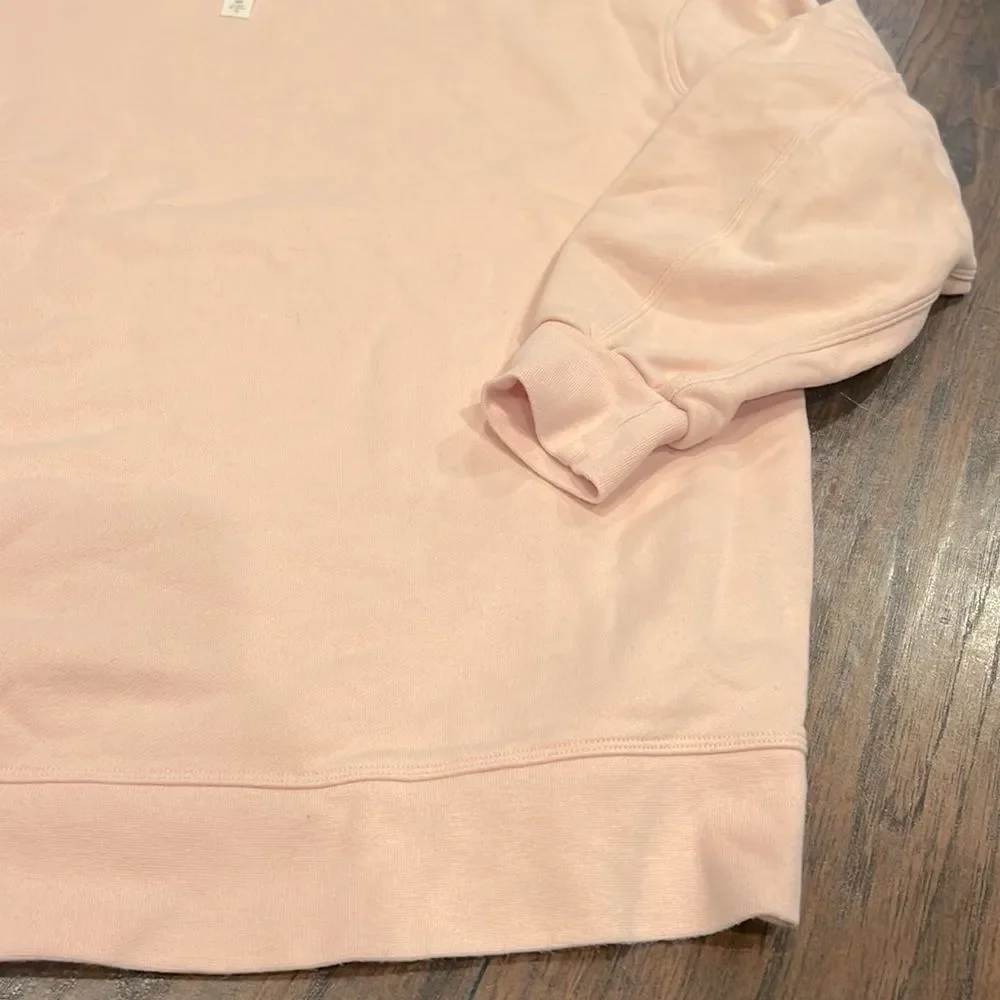 Lululemon‎ light pink oversized crewneck sweatshirt size 4 in EUC
